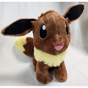 Build A Bear Eevee Pokemon‎ Plush BAB Stuffed Animal Nintendo 16" 2009 Brown